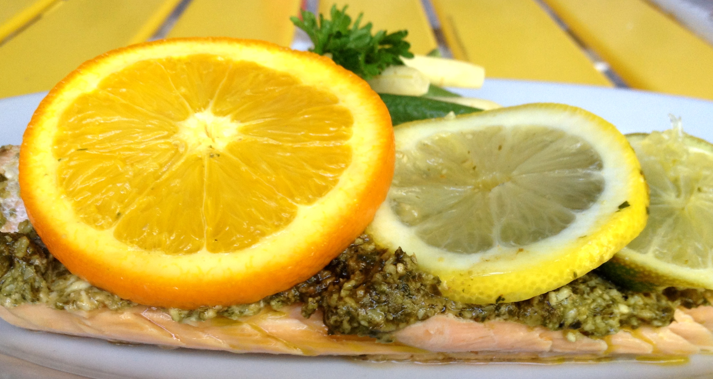 pesto salmon