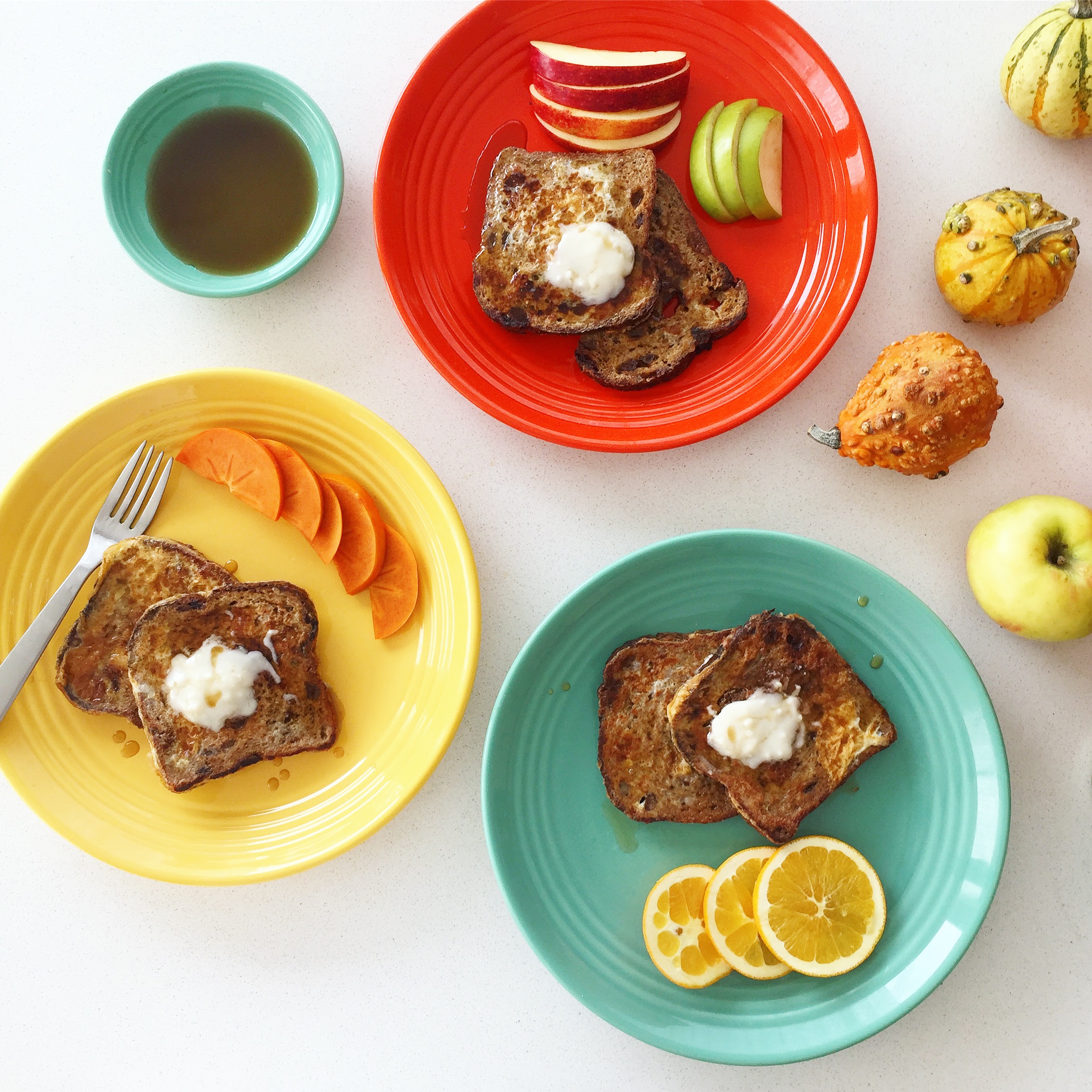 Pumpkin Spice French Toast with Coconut Butter