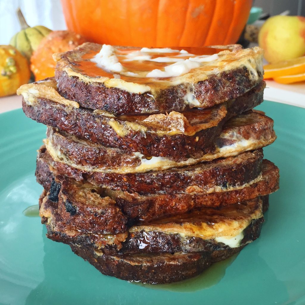 Ezekiel Bread Pumpkin Spice French Toast Recipe