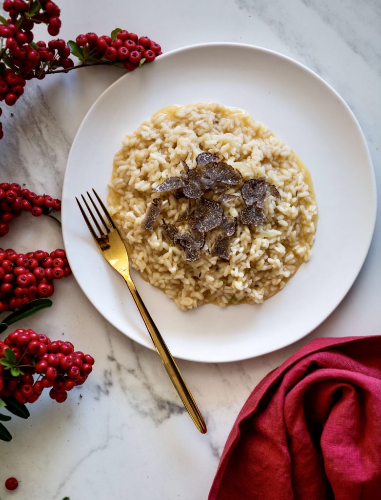 Champagne Risotto with Truffles